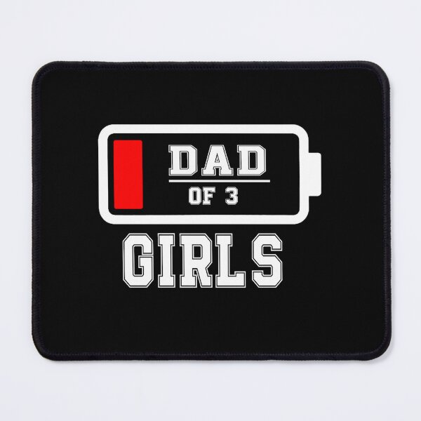 Item preview, Dad of 3 Boys Low Battery designed and sold by QuiteOrbit.