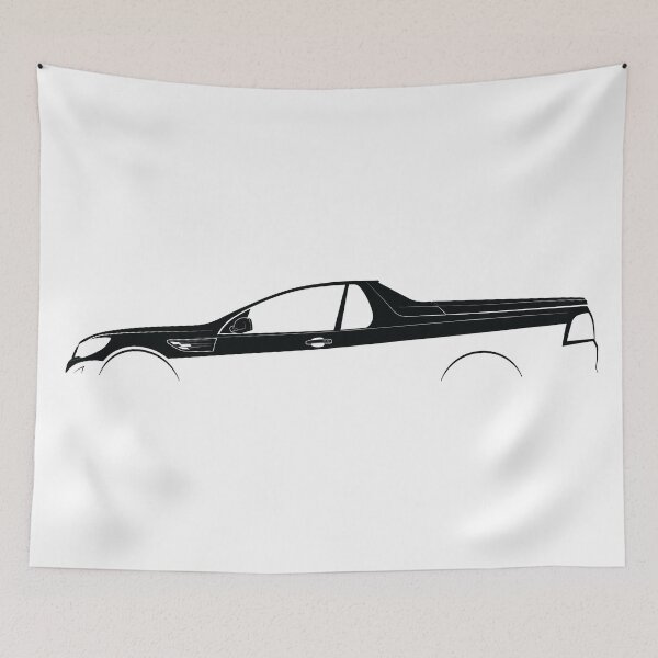 Item preview, HSV Maloo (VF) (Black) designed and sold by Car Silhouettes.