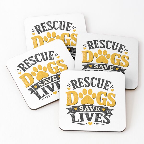 Item preview, Rescue Dogs Save Lives Dog Lover Rescue Shirt designed and sold by DailyTrendFinds.