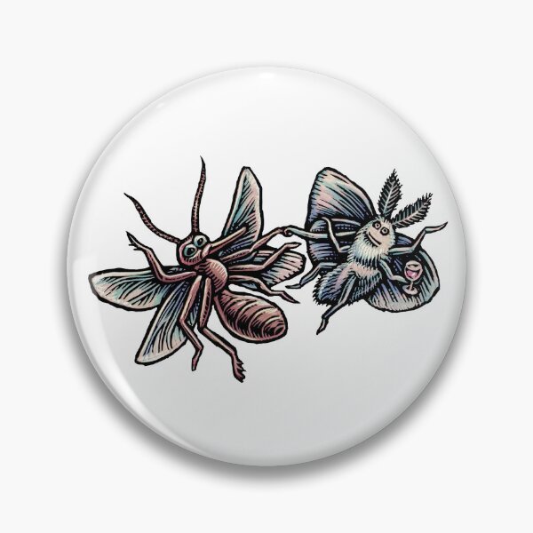 Item preview, mosquito dancing with a moth designed and sold by LisaHaney.