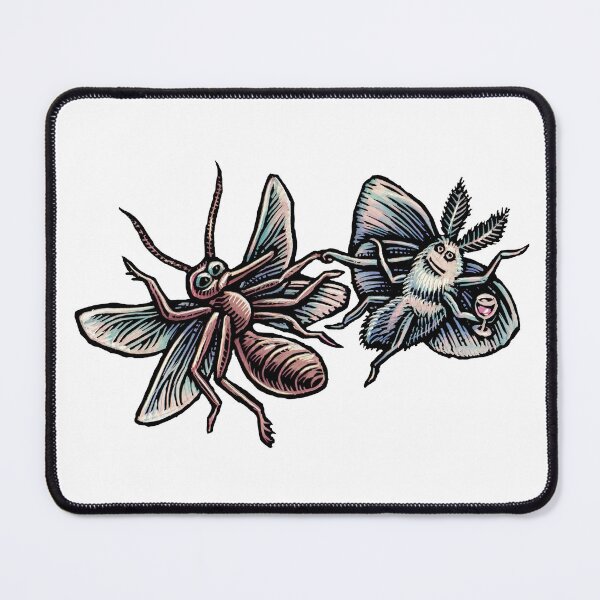 Item preview, mosquito dancing with a moth designed and sold by LisaHaney.