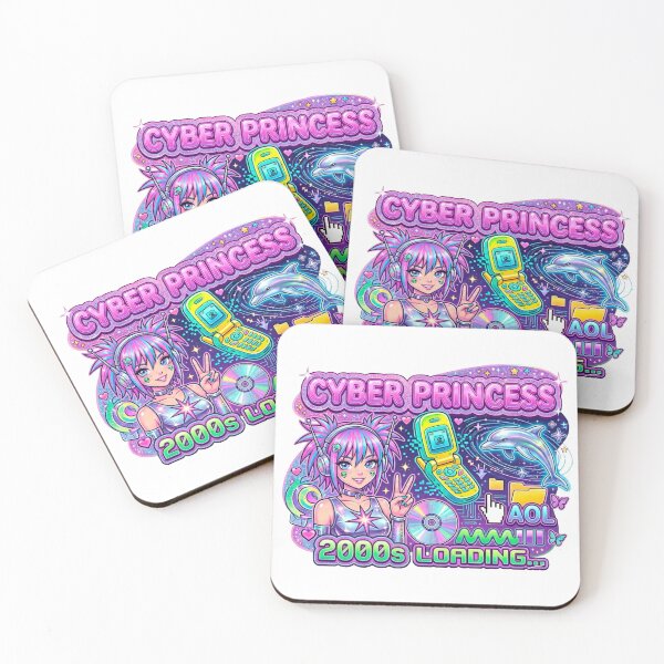 Item preview, Y2K Cyber Princess Aesthetic - Retro 2000s Loading designed and sold by Pixel & Moon.