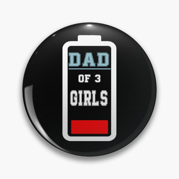 Item preview, Dad of 3 Girls Family Pride designed and sold by QuiteOrbit.