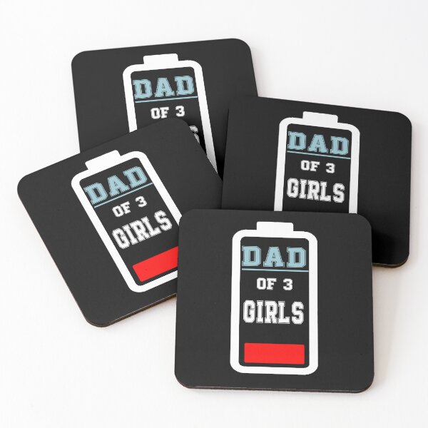 Item preview, Dad of 3 Girls Family Pride designed and sold by QuiteOrbit.