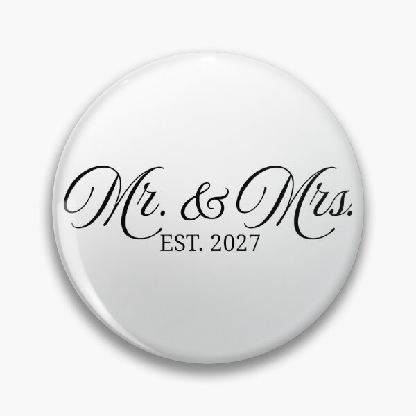 Item preview, Mr. & Mrs. 2027 designed and sold by Spring Things.