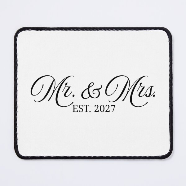 Item preview, Mr. & Mrs. 2027 designed and sold by Spring Things.