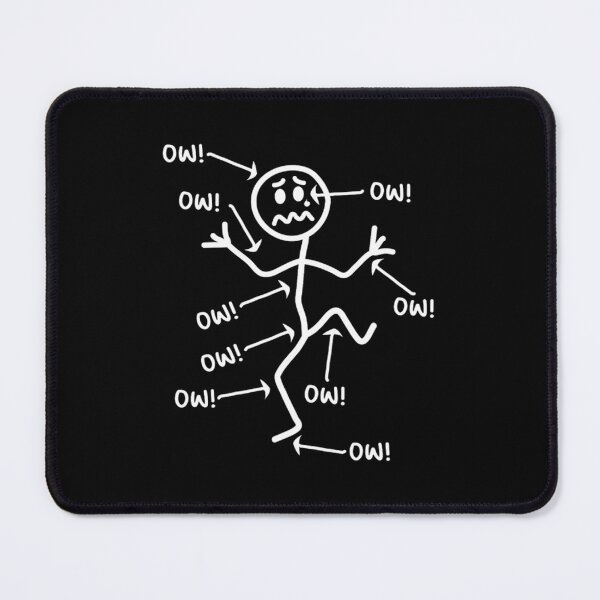 Item preview, Ow Ow Ow Stick Character Figure Chronic Pain designed and sold by TomatiLove.