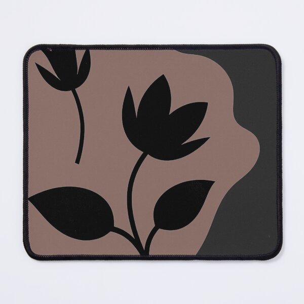 Item preview, Modern Earthy Brown Floral Silhouette designed and sold by joycrysstudio.