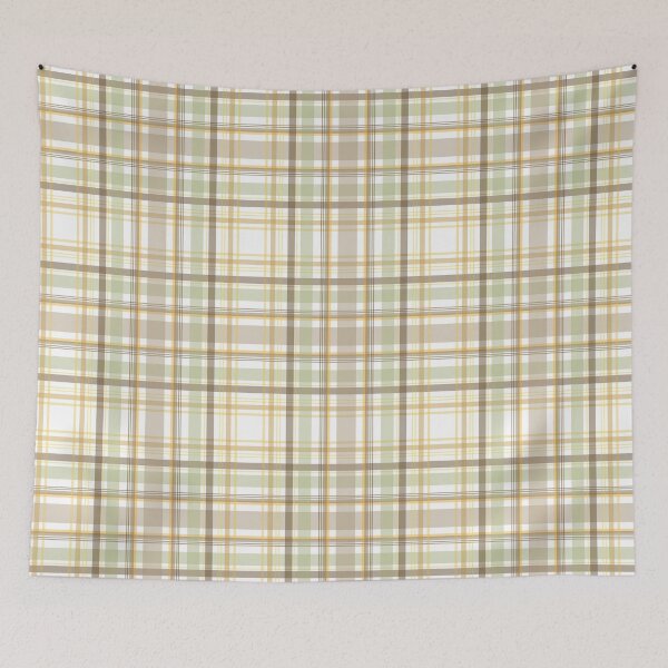 Item preview, Green and Beige Gingham  designed and sold by Poplartree.