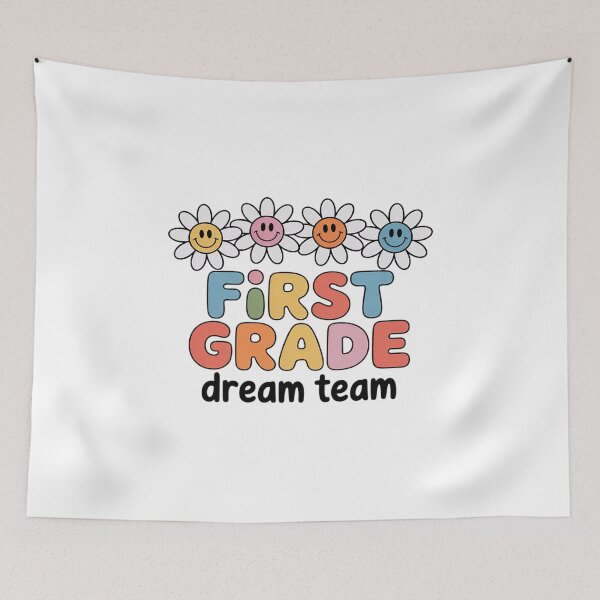 Item preview, First Grade Dream Team Retro Back To School Teacher Student designed and sold by grounabslaninal.