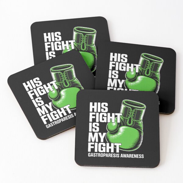 Item preview, His Fight Is My Fight Gastroparesis Awareness Green Ribbon designed and sold by grounabslaninal.