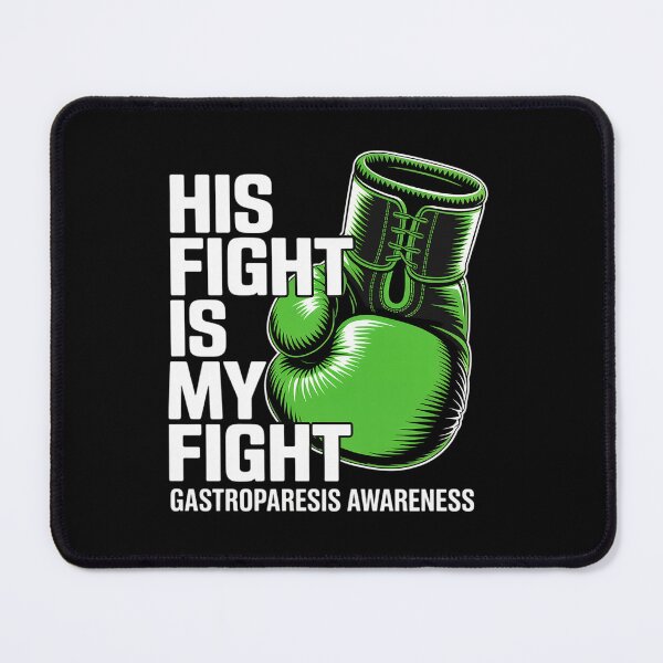 Item preview, His Fight Is My Fight Gastroparesis Awareness Green Ribbon designed and sold by grounabslaninal.