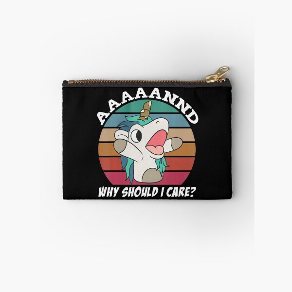 Item preview, And Why Should I Care Funny Sarcastic Unicorn  designed and sold by skulmanlatucool.