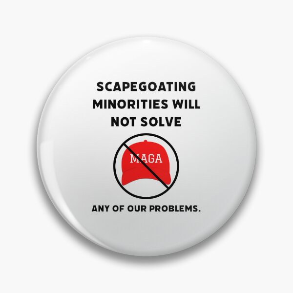 Item preview, Scapegoating minorities will not solve any of our problems.  designed and sold by Rachel the Artist .