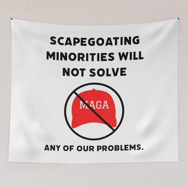 Item preview, Scapegoating minorities will not solve any of our problems.  designed and sold by Rachel the Artist .