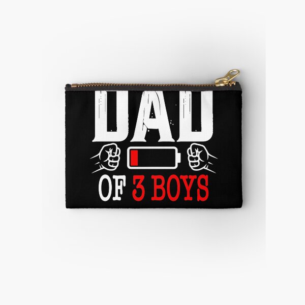 Item preview, Dad of 3 Boys Low Battery designed and sold by QuiteOrbit.