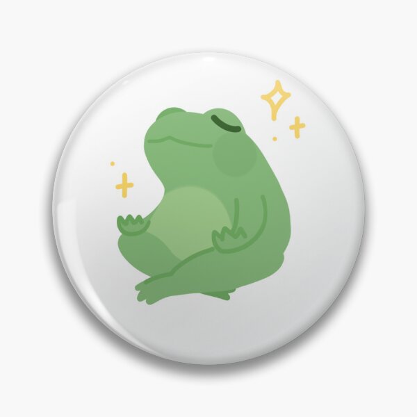 Item preview, Green Frog Meditating Funny Meme Pet designed and sold by dal-koz-ar.