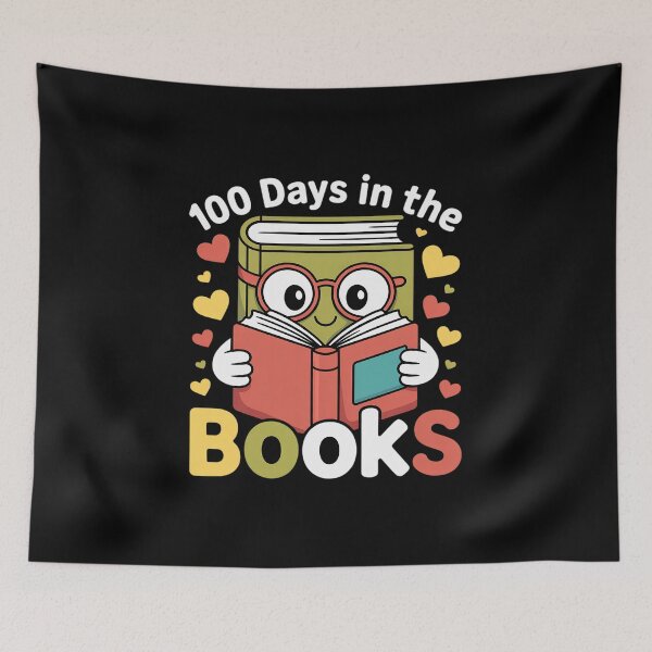 Item preview, 100 Days Of School Books Reading Gifts designed and sold by grounabslaninal.