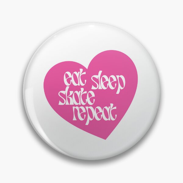 Item preview, eat sleep skate repeat heart designed and sold by zsasstuff.