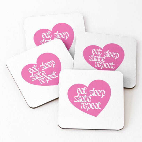 Item preview, eat sleep skate repeat heart designed and sold by zsasstuff.