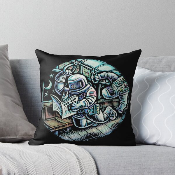 Item preview, Astronauts float in a zero gravity subway car designed and sold by LisaHaney.