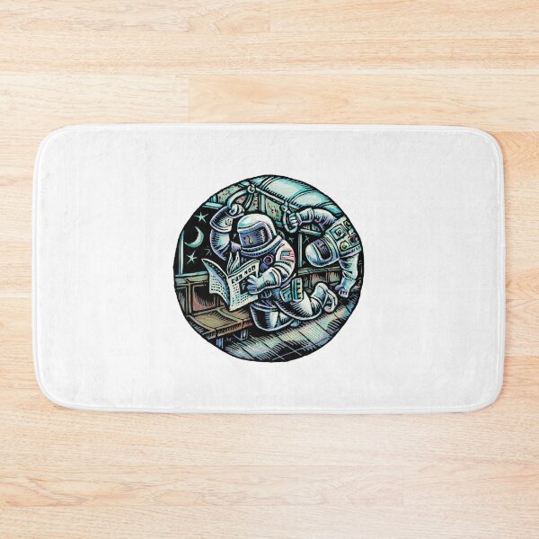 Item preview, Astronauts float in a zero gravity subway car designed and sold by LisaHaney.