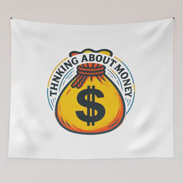 Item preview, Thinking about money designed and sold by LegendsOfLife37.