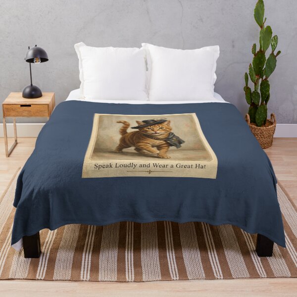 Item preview, Speak Loudly and Wear a Great Hat: Cat Musketeer Art designed and sold by fruitfuLIFEstudio.