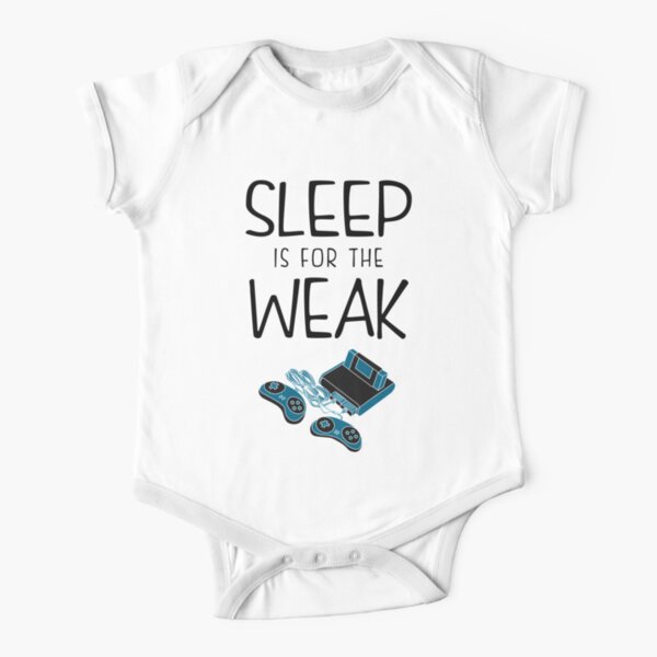 T-Shirt b/éb/é Dormir Cest pour Les Faibles Fille Inconnu