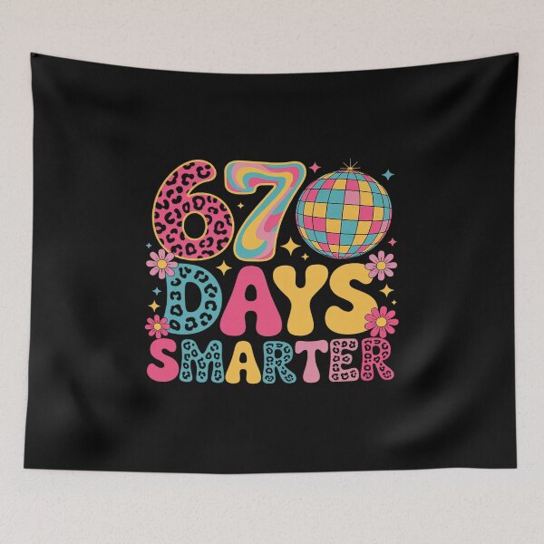 Item preview, 67th Days Smarter Smile Face 67 Days School Teacher Boy Girl designed and sold by grounabslaninal.