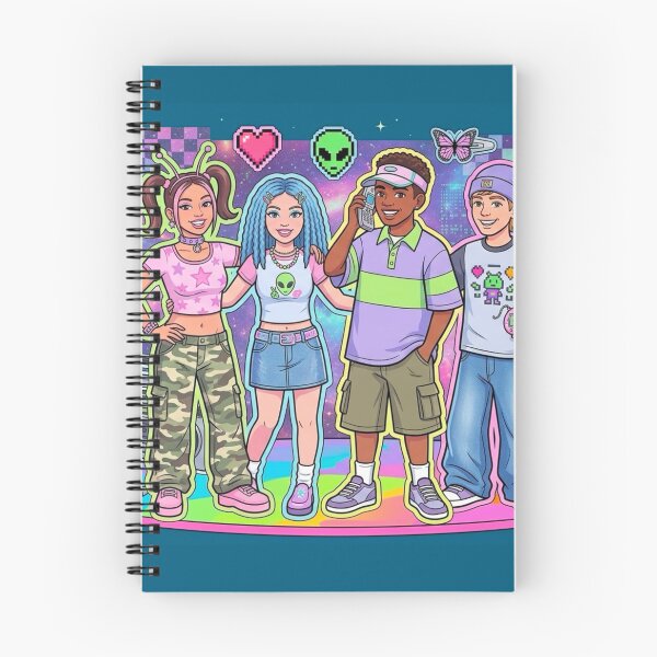 Item preview, Y2K Aesthetic Retro Crew - 2000s Streetwear Nostalgia designed and sold by Pixel & Moon.