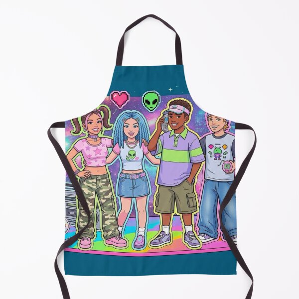 Item preview, Y2K Aesthetic Retro Crew - 2000s Streetwear Nostalgia designed and sold by Pixel & Moon.