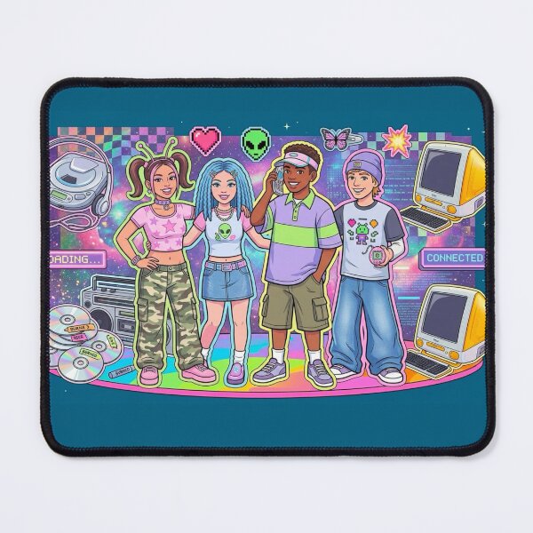 Item preview, Y2K Aesthetic Retro Crew - 2000s Streetwear Nostalgia designed and sold by Pixel & Moon.