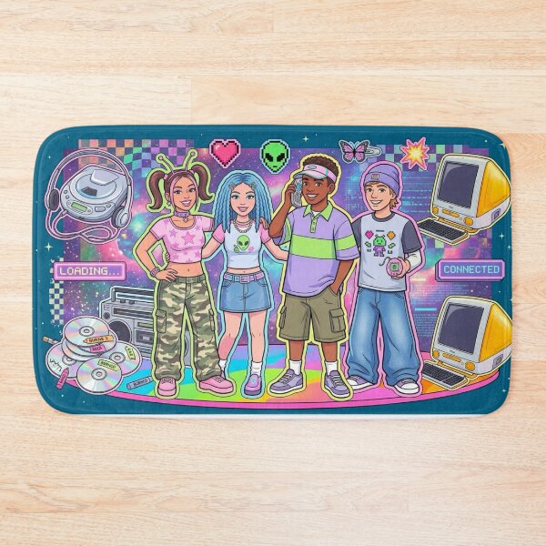 Item preview, Y2K Aesthetic Retro Crew - 2000s Streetwear Nostalgia designed and sold by Pixel & Moon.