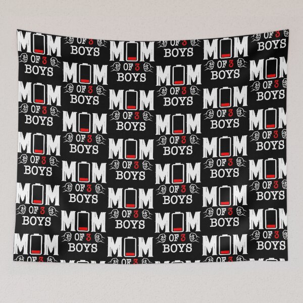Item preview, Mom of 3 Boys Low Battery  designed and sold by QuiteOrbit.