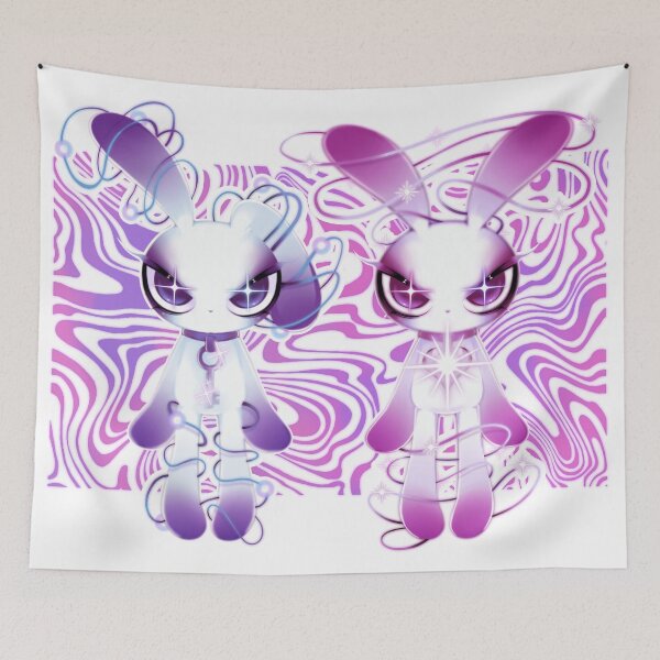 Item preview, Twin Kryptiks Art Print designed and sold by kryptik bunny.