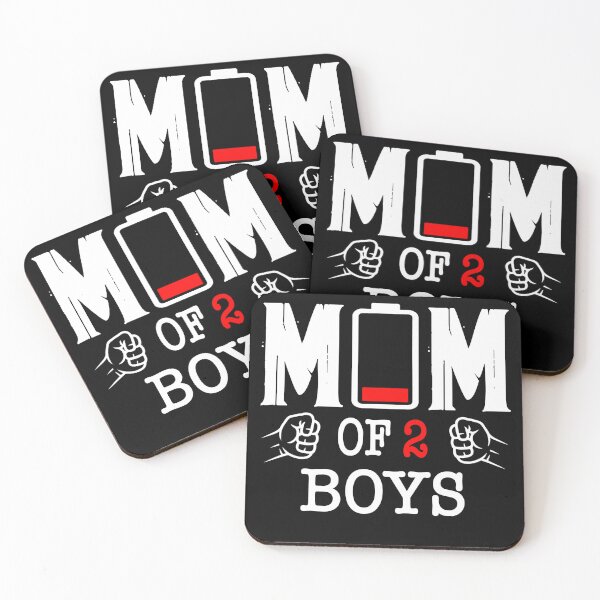Item preview, Funny Mom of 2 Boys Tired mother designed and sold by QuiteOrbit.