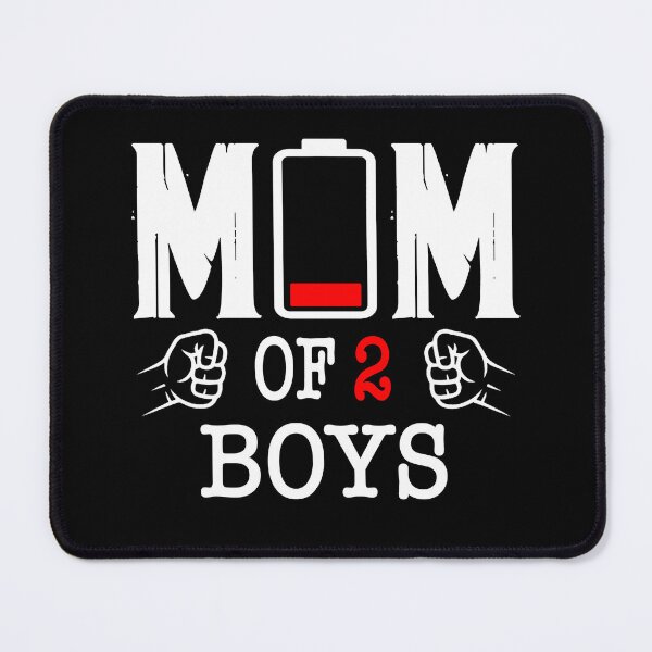 Item preview, Funny Mom of 2 Boys Tired mother designed and sold by QuiteOrbit.