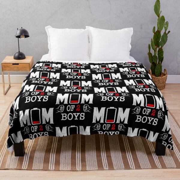 Item preview, Funny Mom of 2 Boys Tired mother designed and sold by QuiteOrbit.