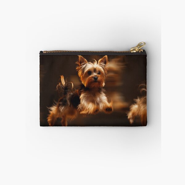 Item preview, Flying Yorkie | Cute Yorkshire Terrier Leaping | Yorkie Lover Gift | Dog Art Print designed and sold by Mario  Rojas.