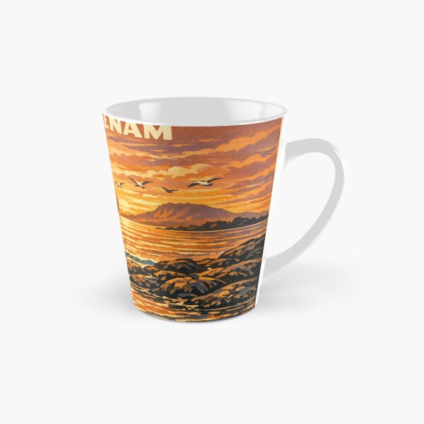 Item preview, KOREA HAENAM - Triumphant Return to Jeju Shore Golden Sunset Retro Vintage Poster designed and sold by KOREA-HAENAM.