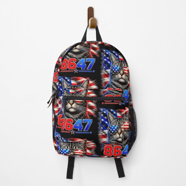 Item preview, 8647 Patriotic Cat American Flag designed and sold by SanTiOmal.