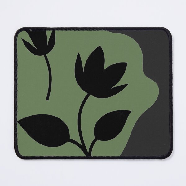 Item preview, Modern Sage Green Floral Silhouette designed and sold by joycrysstudio.