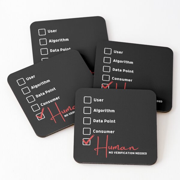 Item preview, Human No Verification Needed — Not A Data Point Statement Design designed and sold by DBOriginals.