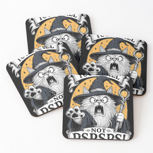 Item preview, You Shall Not Pspsps! Funny Cat Wizard Humor designed and sold by SanTiOmal.