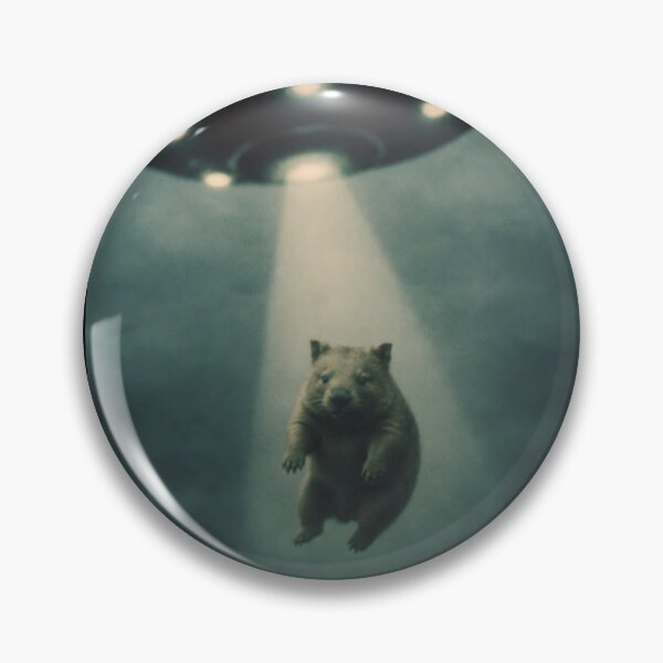 Item preview, Wombat sucked up by UFO designed and sold by CoolCrazyQuirky.