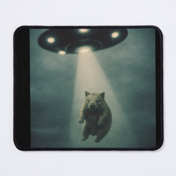 Item preview, Wombat sucked up by UFO designed and sold by CoolCrazyQuirky.