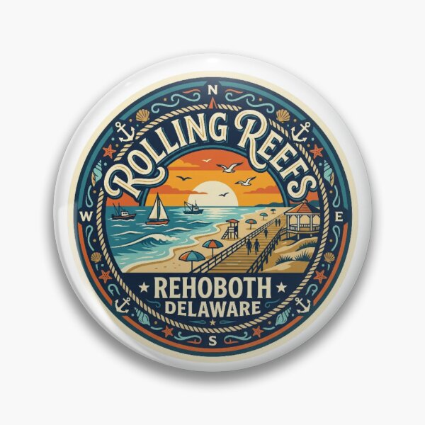 Item preview, ROLLING REEFS. Rehoboth Delaware. designed and sold by Birdie and Flynn.
