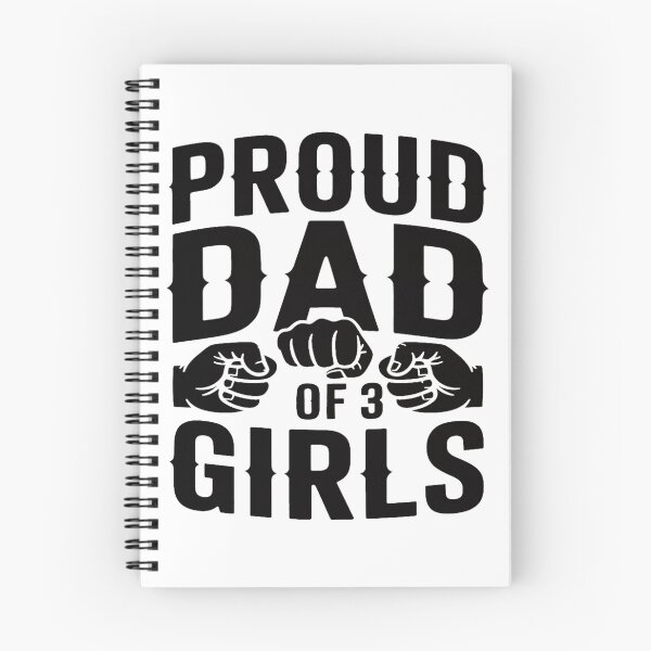 Item preview, Proud Dad of 3 Girls designed and sold by QuiteOrbit.