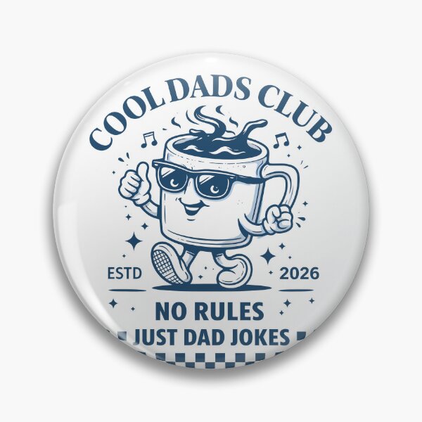 Item preview, Funny Cool Dads Club No Rules Just Dad Jokes designed and sold by ViVarRi.